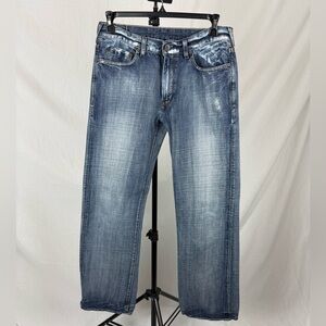 GUESS Men’s Cliff Bootcut Jeans | Classic Wash | W33 L34